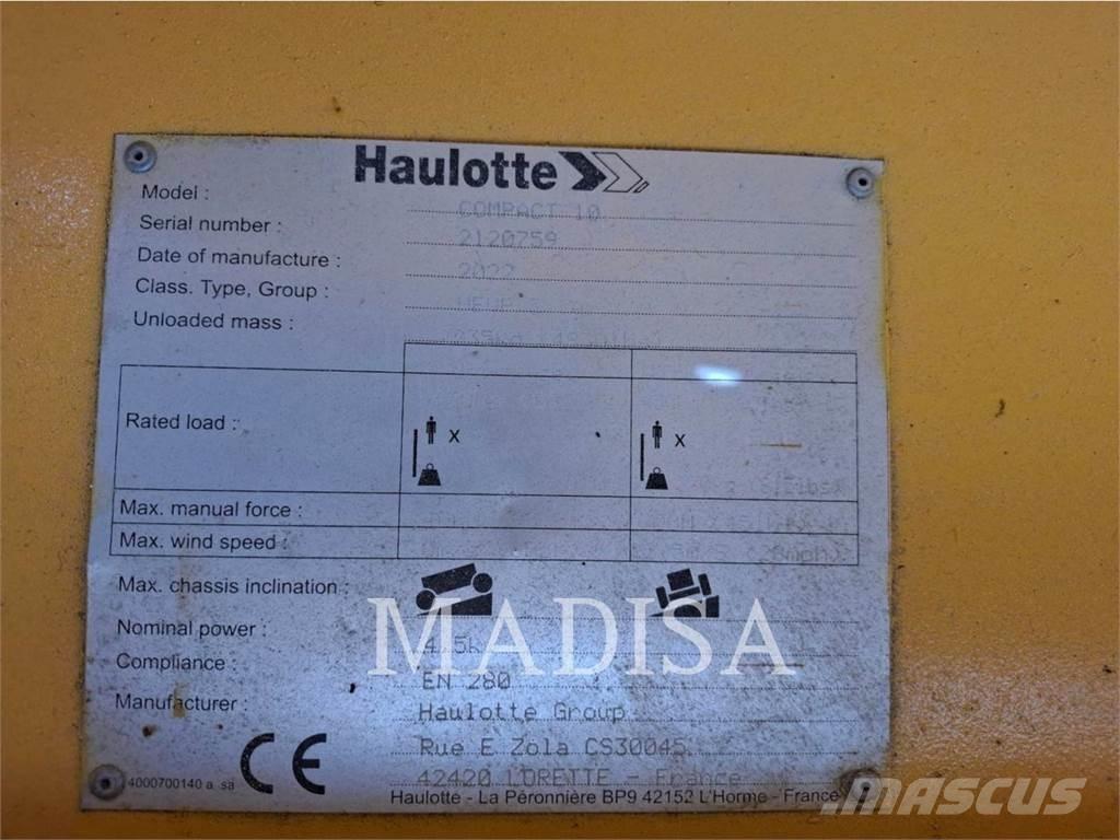Haulotte COMPACT 10 Käärtõstukid
