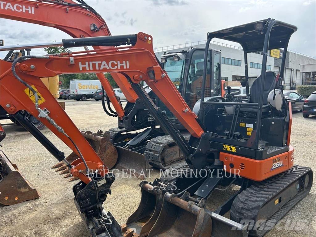 Hitachi ZX26U-6 Roomikekskavaatorid