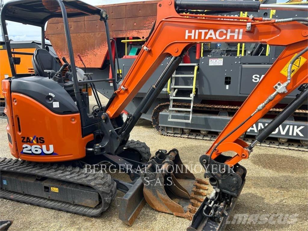 Hitachi ZX26U-6 Roomikekskavaatorid