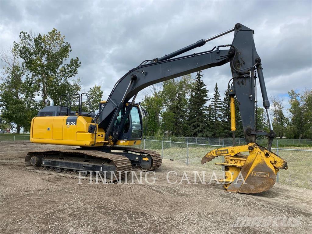 John Deere 210G Roomikekskavaatorid