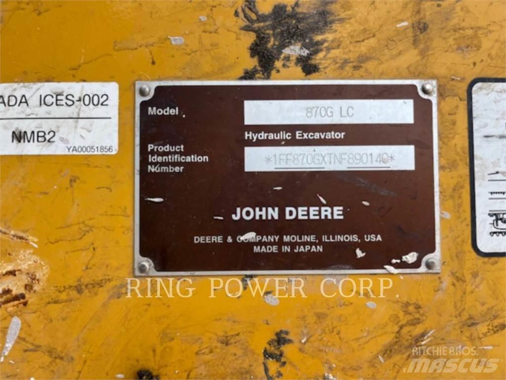 John Deere & CO. 870GLC Roomikekskavaatorid