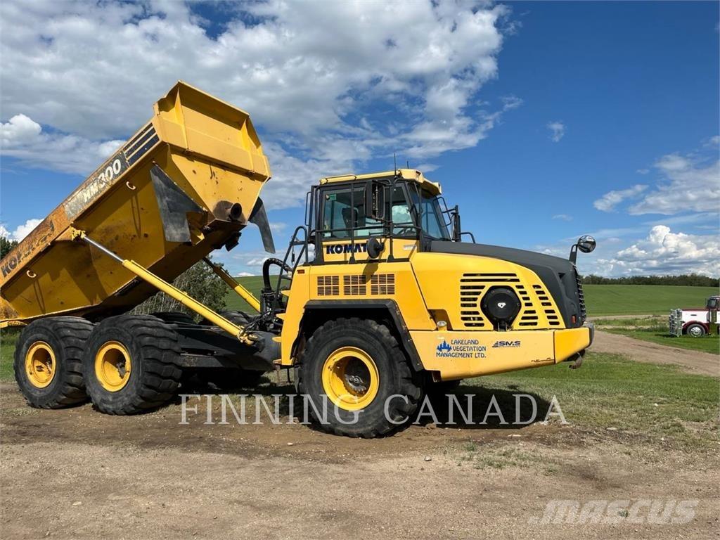 Komatsu HM300-3 Liigendraamiga pinnaseveokid