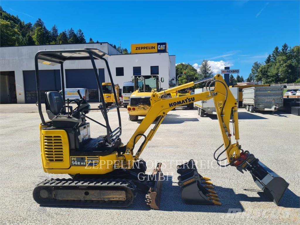 Komatsu PC14R HS Roomikekskavaatorid