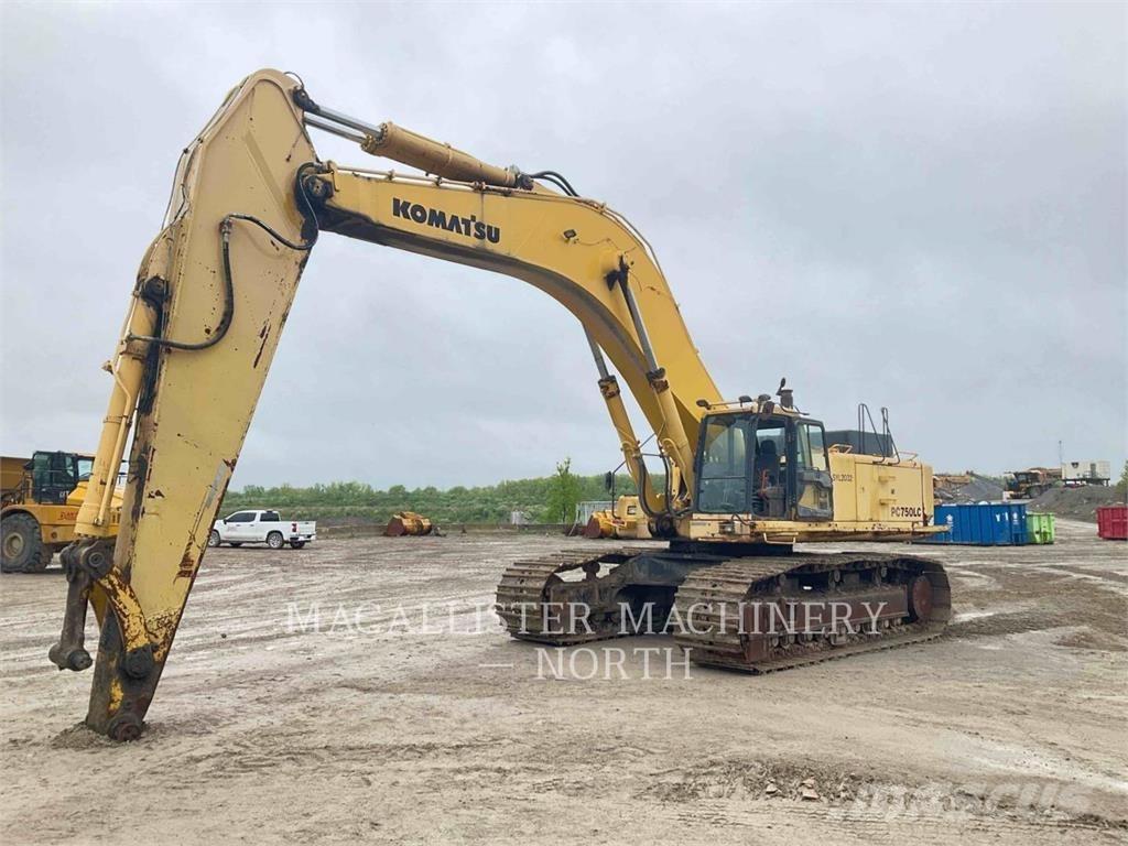 Komatsu PC750 Roomikekskavaatorid