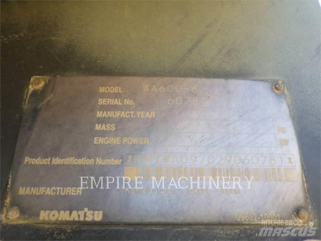 Komatsu WA600-6 Rataslaadurid