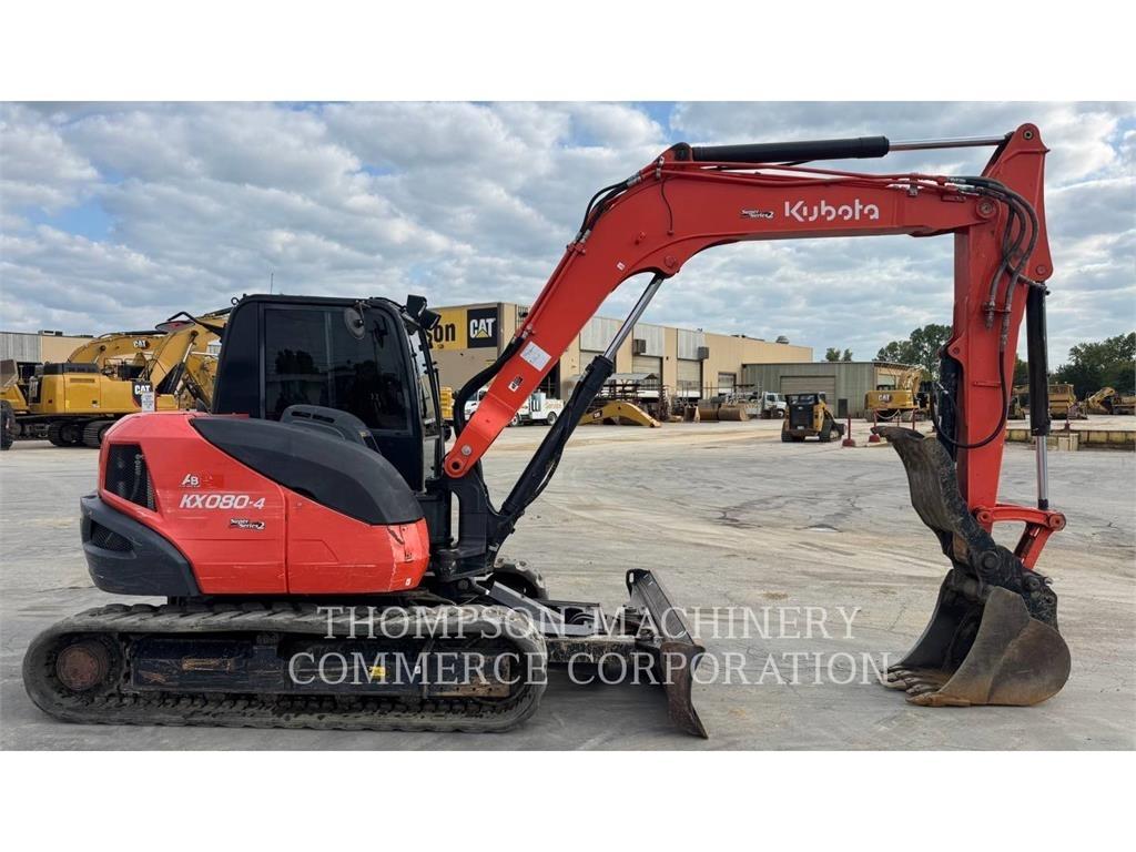 Kubota KX080 Miniekskavaatorid < 7 t