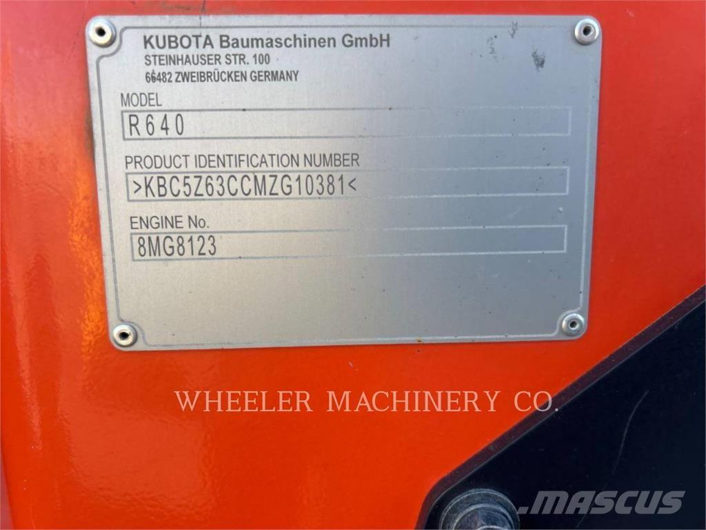 Kubota R640 CWL Rataslaadurid