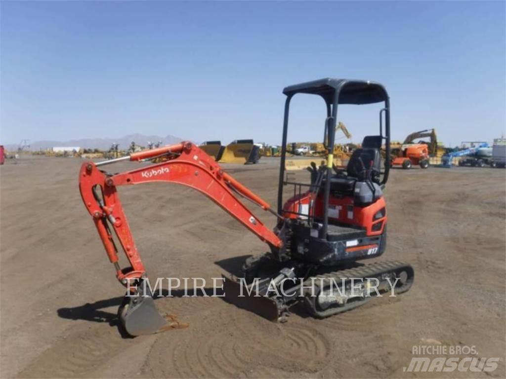 Kubota U17 Roomikekskavaatorid
