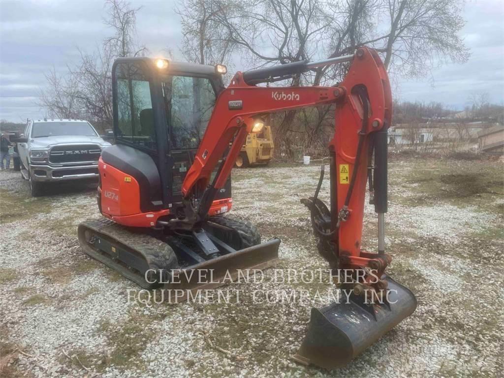 Kubota U27-4 Roomikekskavaatorid