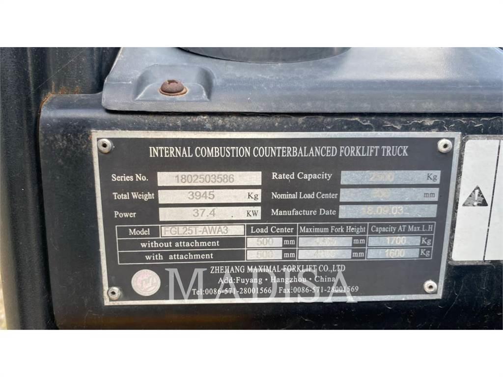 MAXI-LIFT FGL25T-WA3 Kahveltõstukid - muud