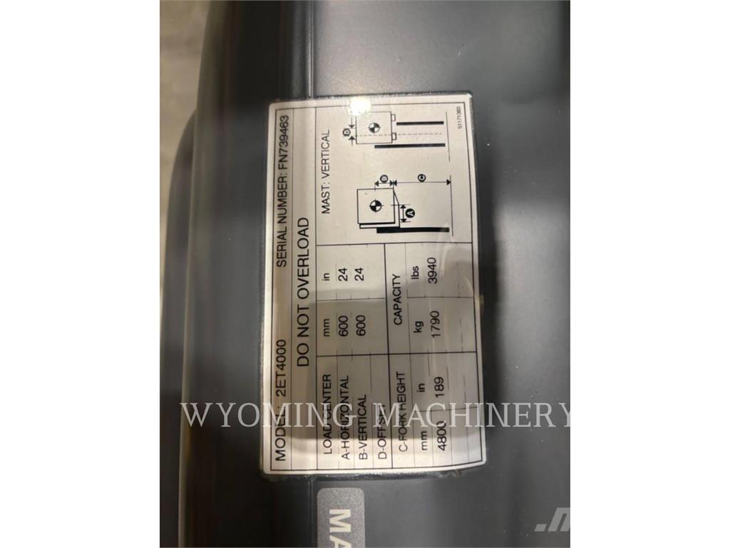 Mitsubishi 2ET4000 Elektritõstukid