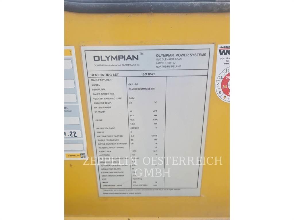 Olympian CAT GEP 18-6 Muud generaatorid