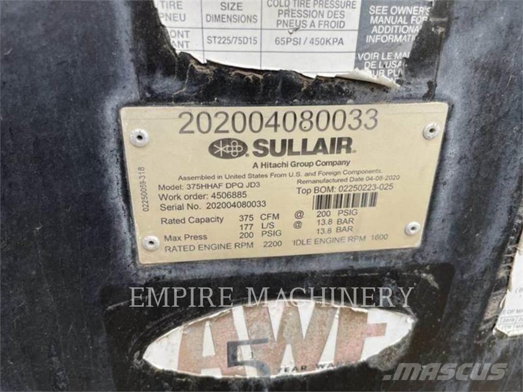 Sullair DPQ375HHAF Kompressorid
