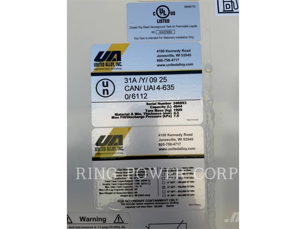 United 1250 GALLON Muu