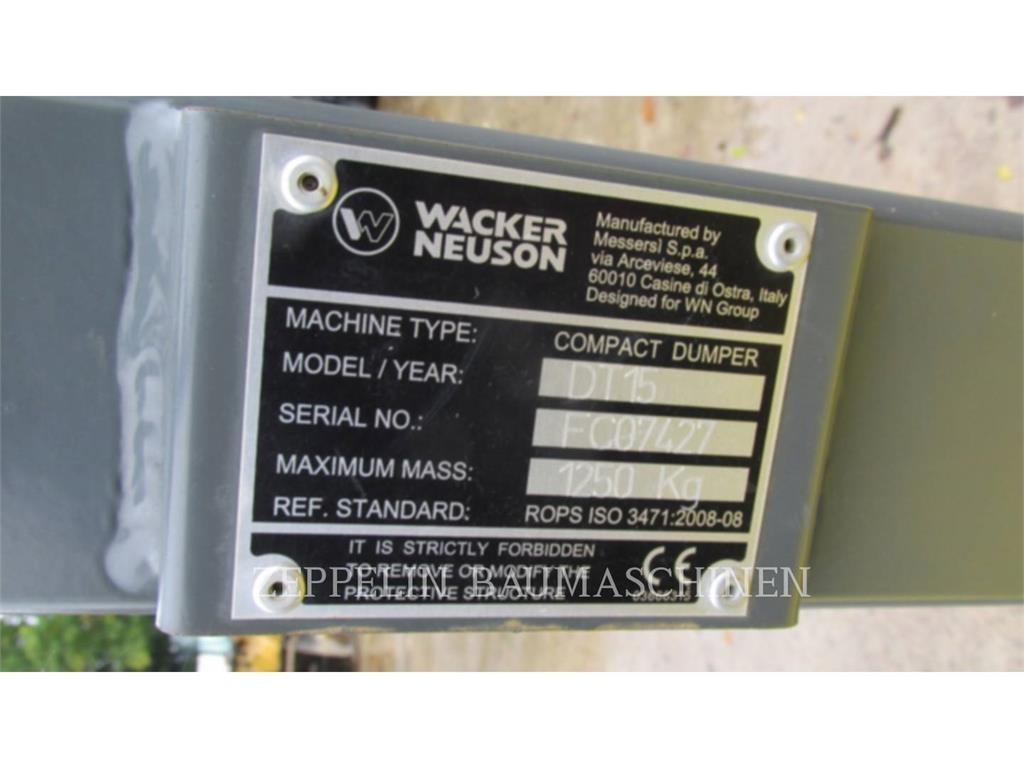 Wacker DT15 Liigendraamiga pinnaseveokid