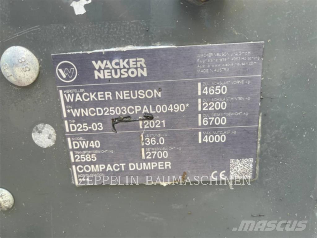 Wacker DW40 Liigendraamiga pinnaseveokid