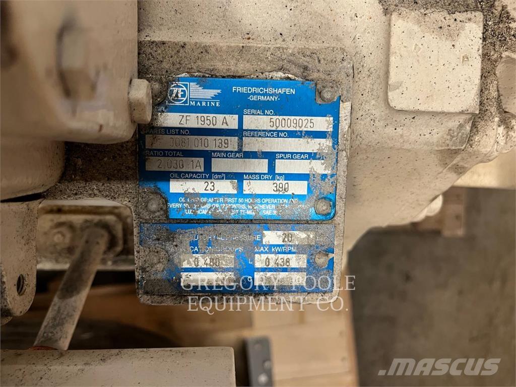ZF TRANSMISSION 1950A Merendusega seotud mootorid