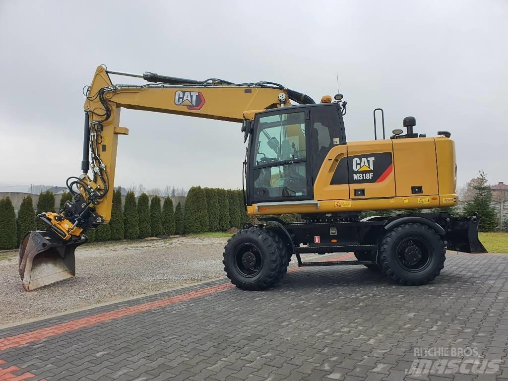 CAT M 318 F Ratasekskavaatorid