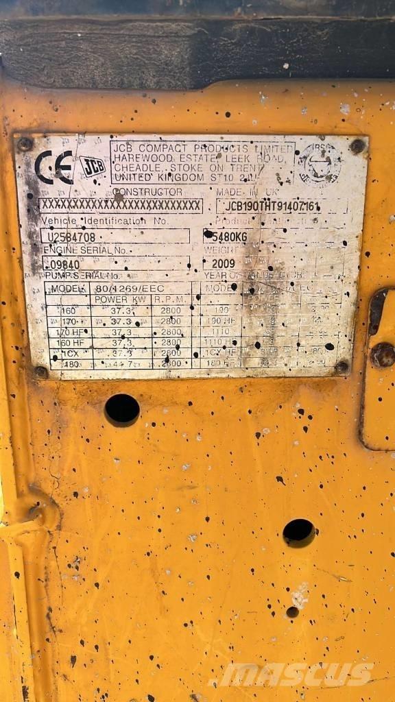JCB 190 T Kompaktlaadurid