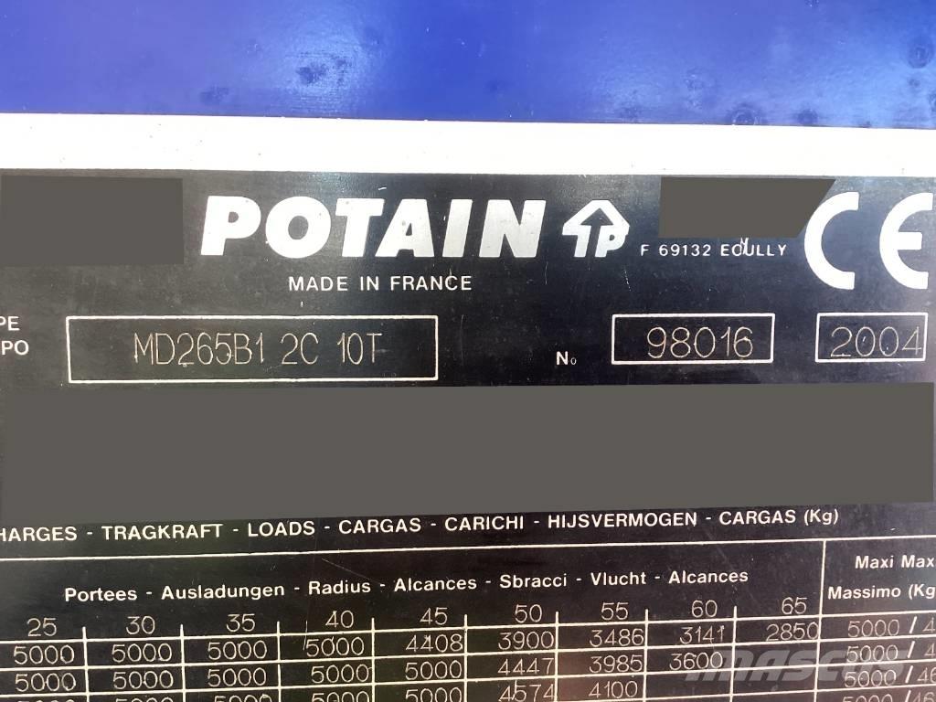 Potain MD265B1-J10 Tornkraanad