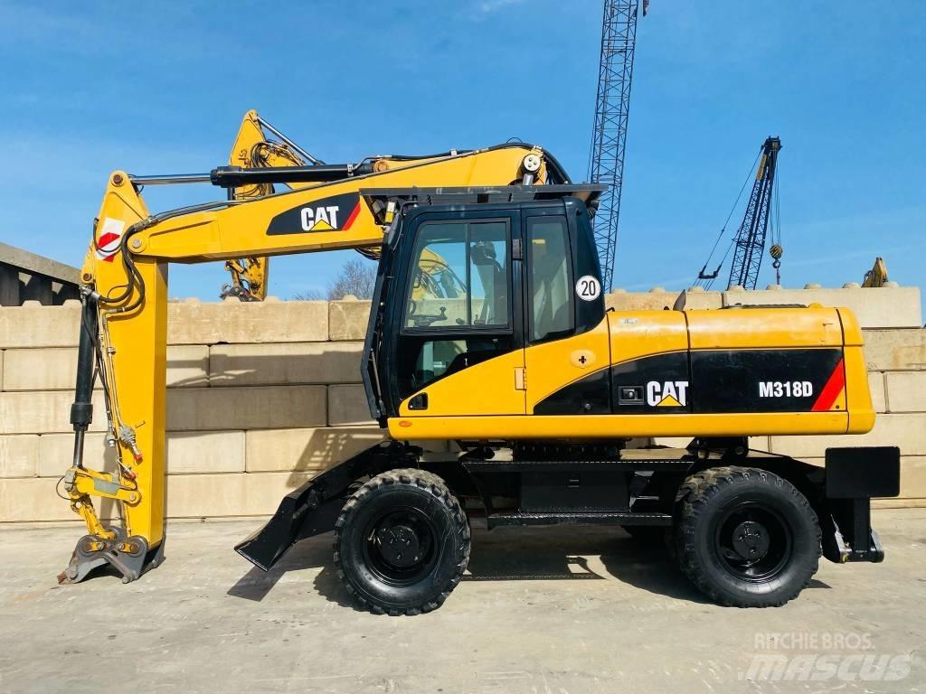 CAT M 318 D Ratasekskavaatorid
