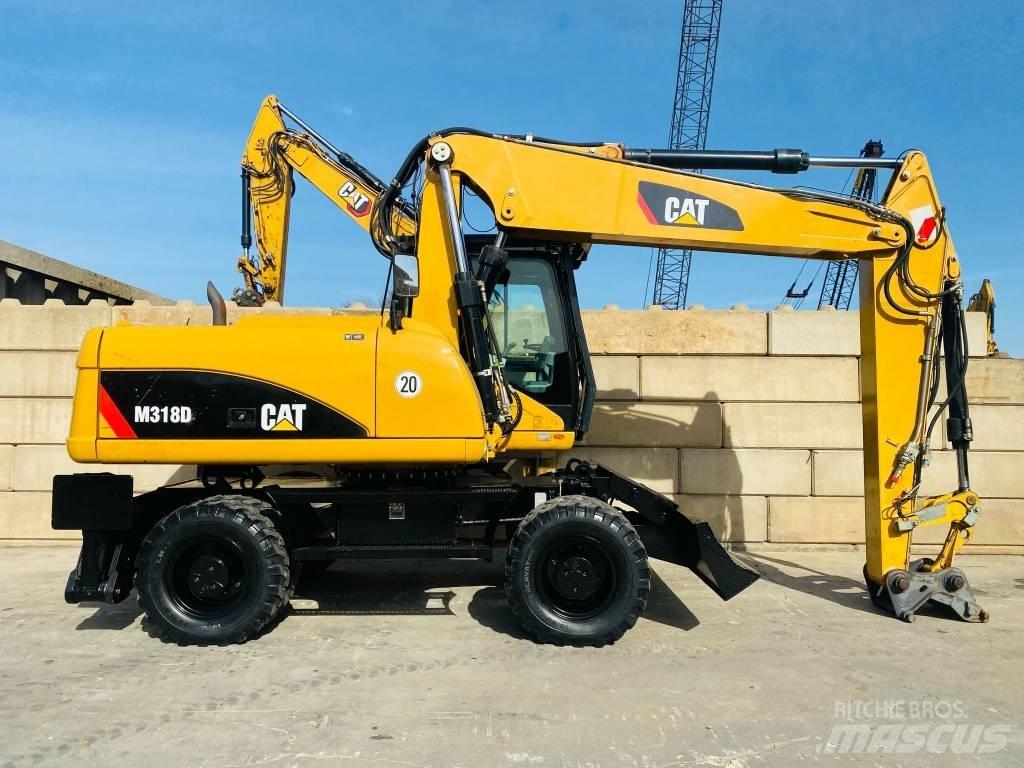 CAT M 318 D Ratasekskavaatorid