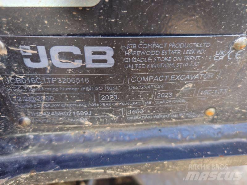 JCB 16 C-1 Miniekskavaatorid < 7 t