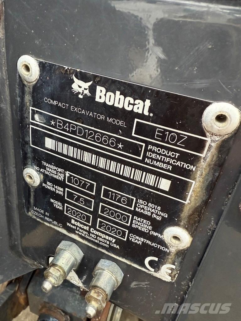 Bobcat E 10z Miniekskavaatorid < 7 t