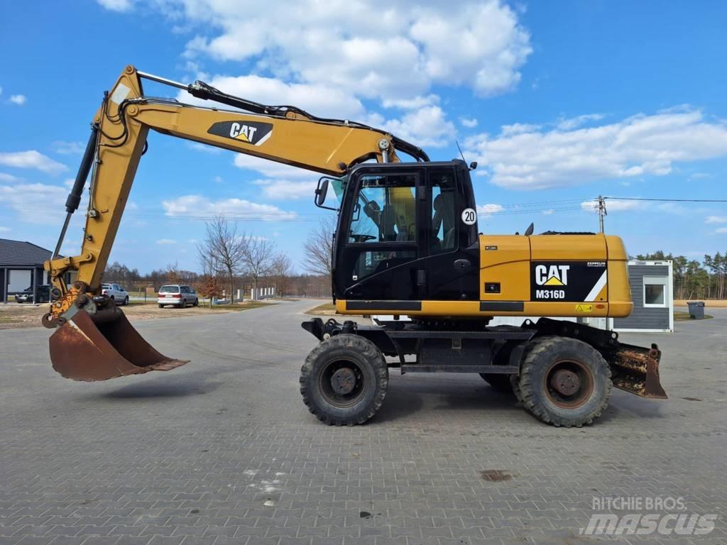 CAT M 316 D Ratasekskavaatorid