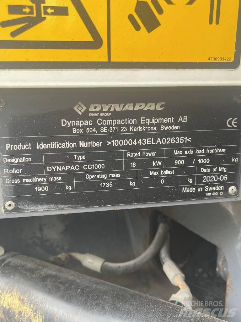 Dynapac CC 1000 Tandemrullid