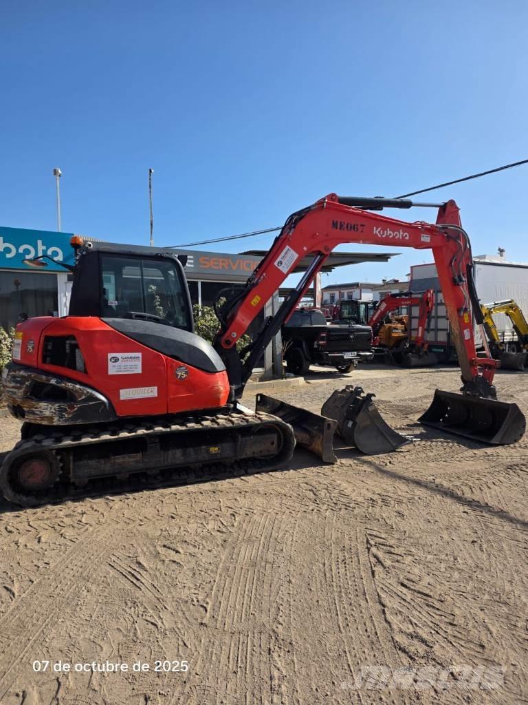 Kubota KX80-4a2 Väikeekskavaatorid 7t-12t