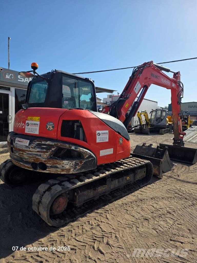 Kubota KX80-4a2 Väikeekskavaatorid 7t-12t