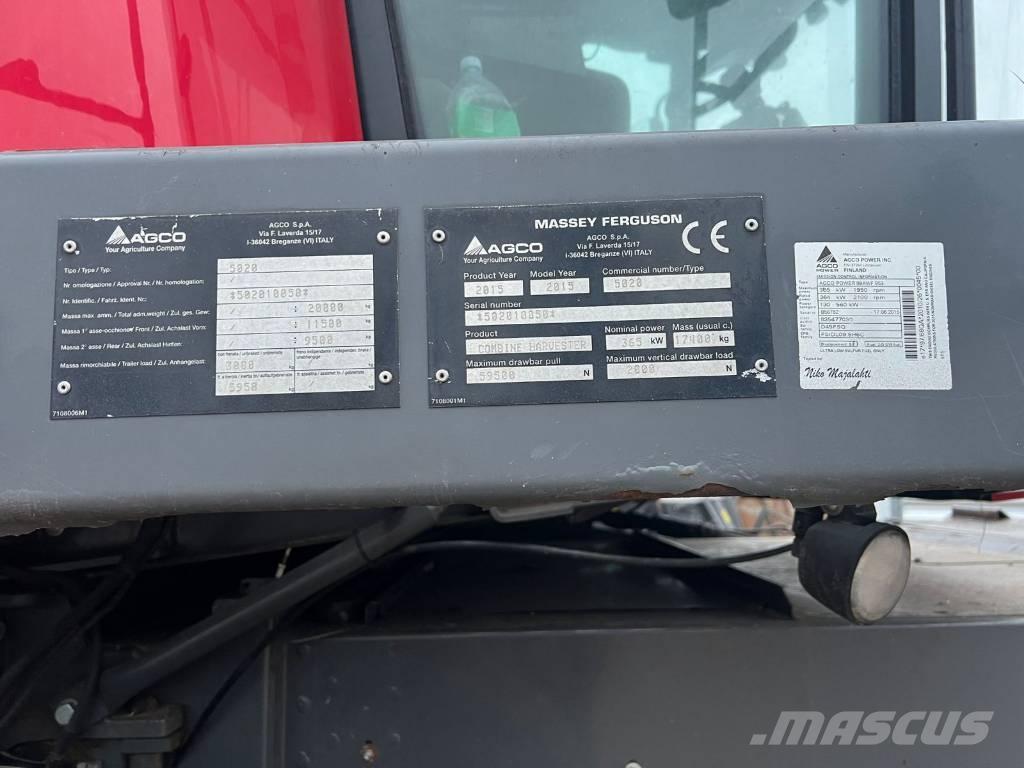 Massey Ferguson 9380 Teraviljakombainid