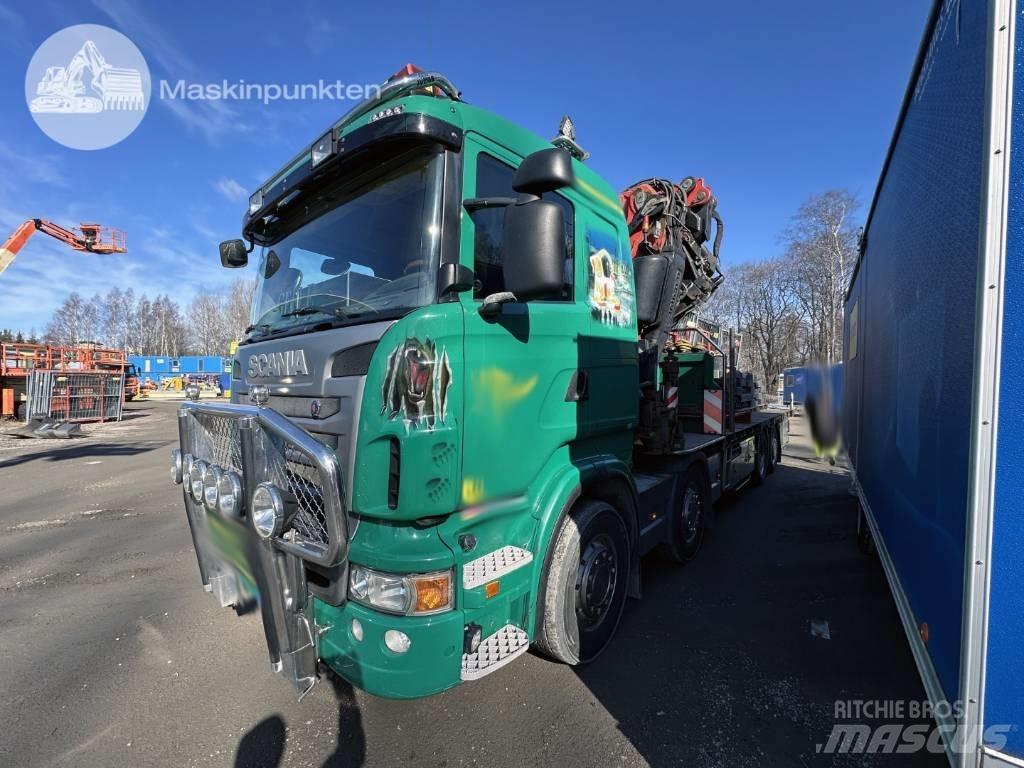 Scania R 440 LB Kraanaga veokid