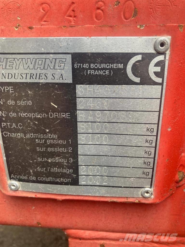 Heywang SH 43/55 S Sõnnikulaoturid