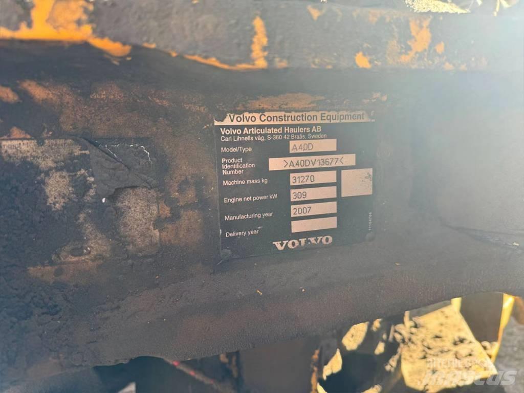 Volvo A 40 D Liigendraamiga pinnaseveokid