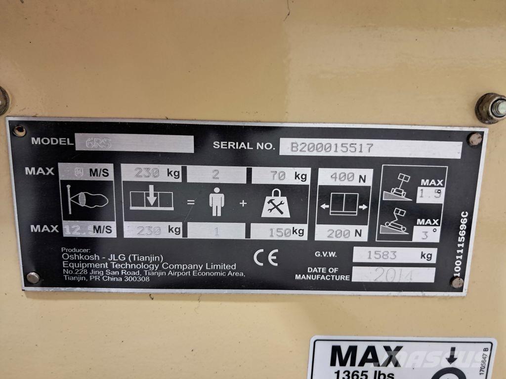 JLG 6RS Käärtõstukid