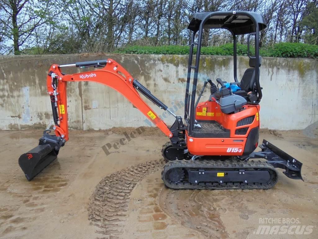 Kubota U 15-3 Miniekskavaatorid < 7 t