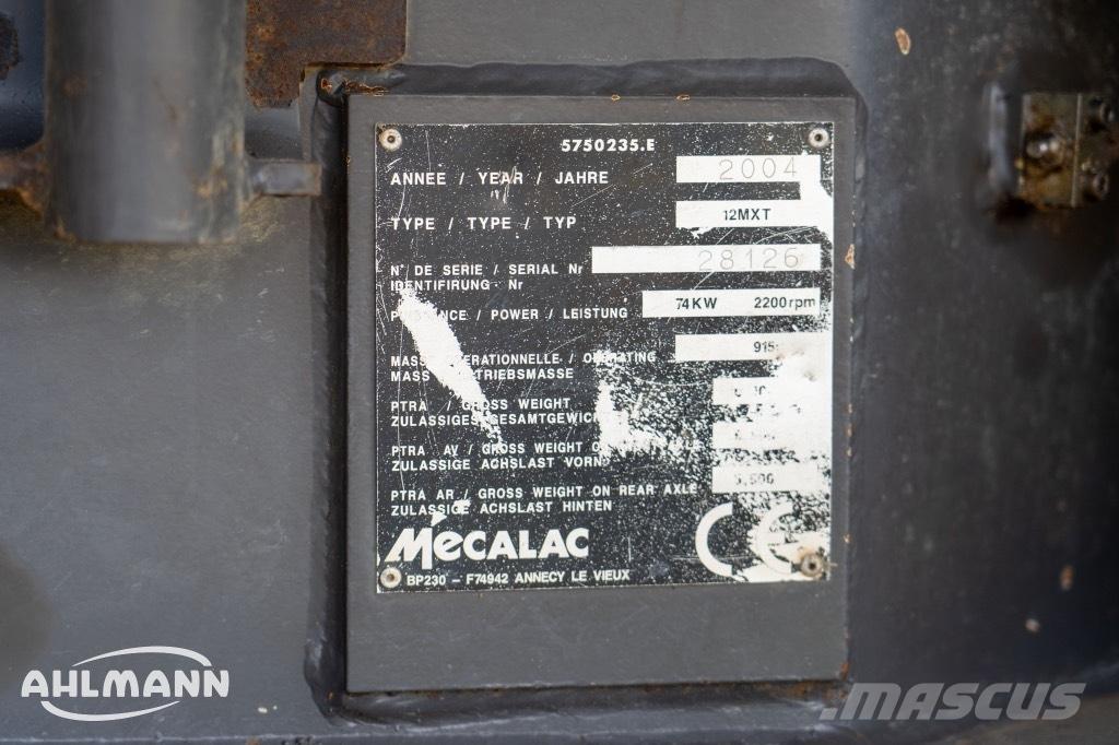 Mecalac 12 MXT Ratasekskavaatorid