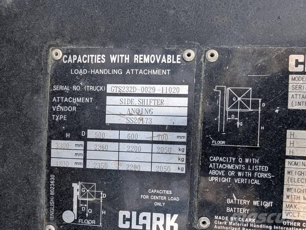 Clark GTS 25 D Diiseltõstukid