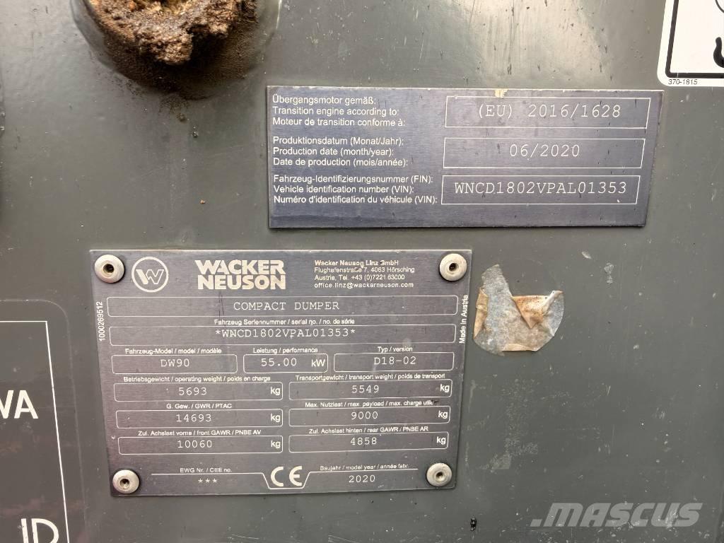 Wacker Neuson DW90 Väikekallurid