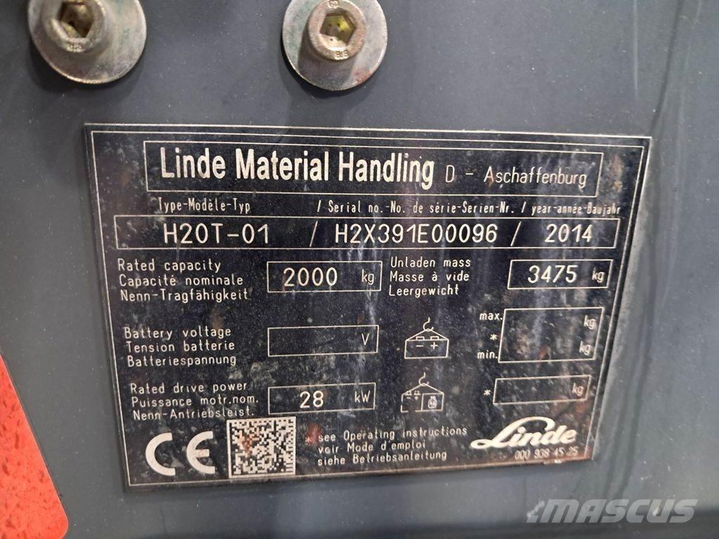 Linde H20T-01 Gaasitõstukid