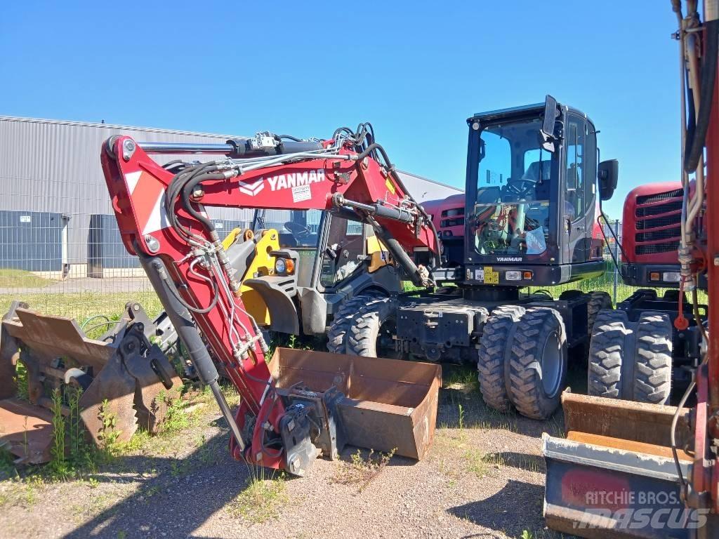 Yanmar B 75 W Ratasekskavaatorid