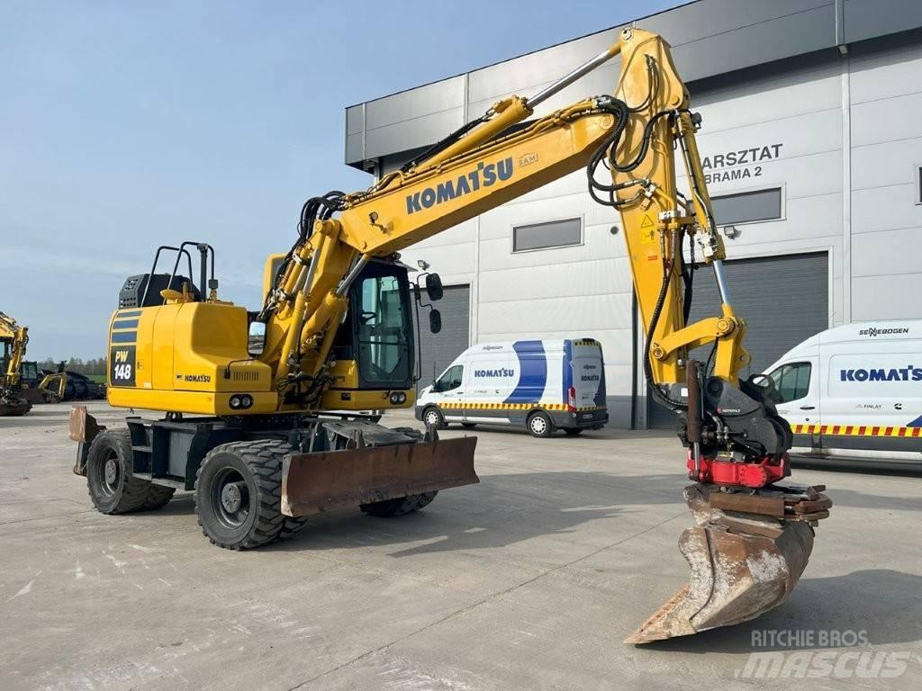 Komatsu PW 148-11 Ratasekskavaatorid