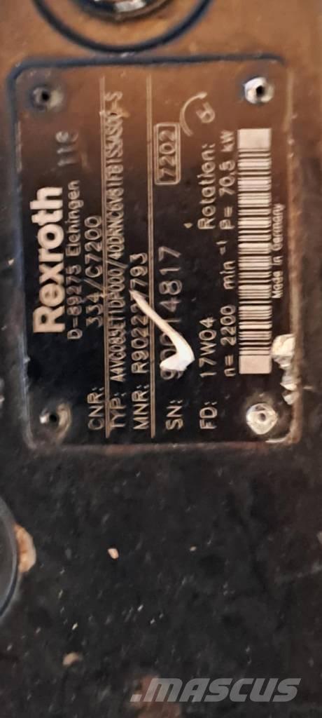 Rexroth A4VC085 Hüdraulika
