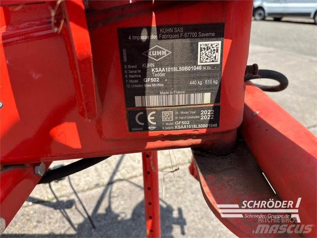 Kuhn GF 502 Vaalutid ja kaarutid