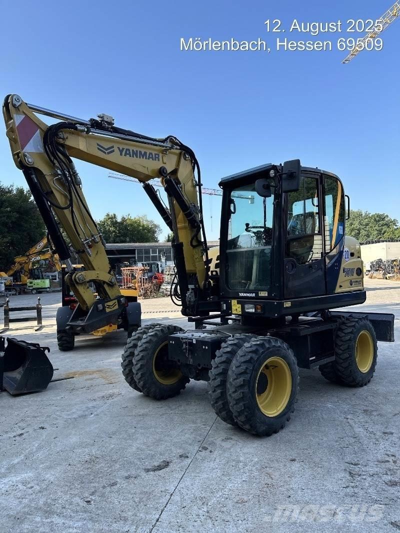 Yanmar B75W Ratasekskavaatorid