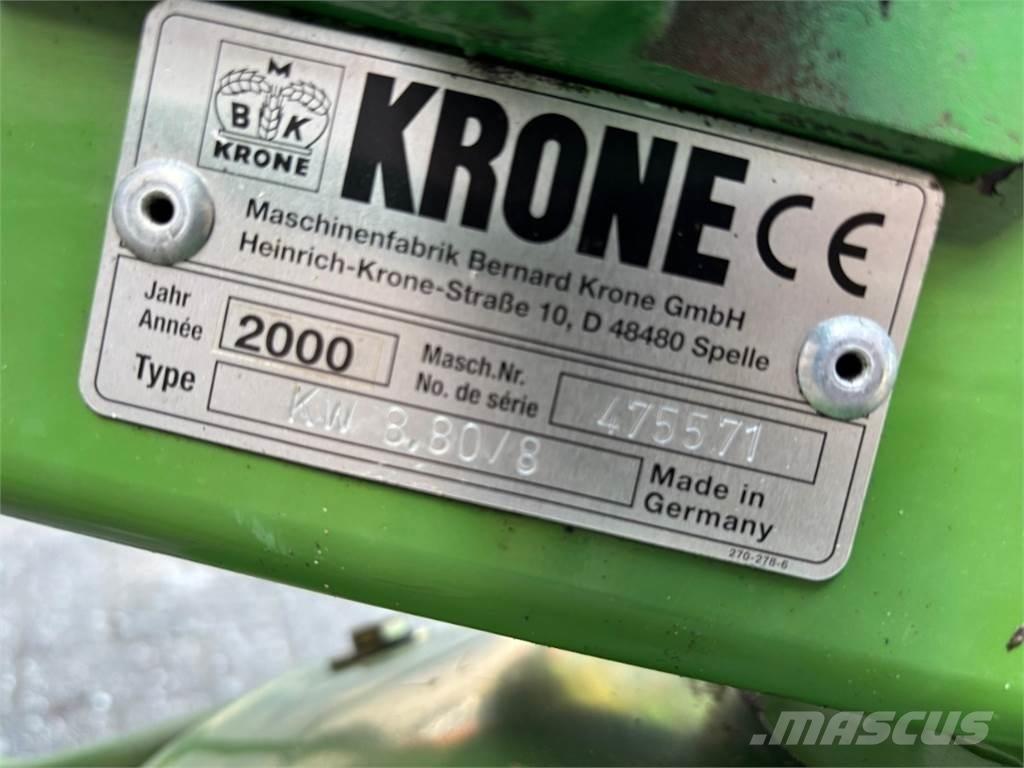 Krone KW 8.80/8 Vaalutid ja kaarutid