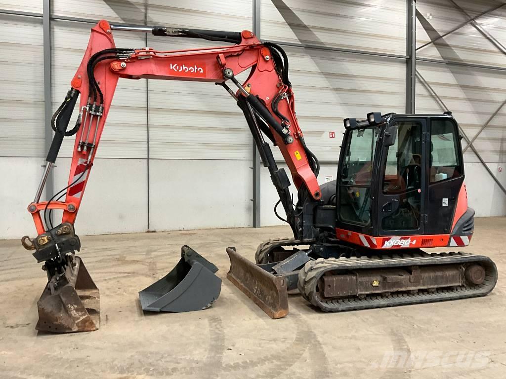 Kubota KX 080-4 Väikeekskavaatorid 7t-12t