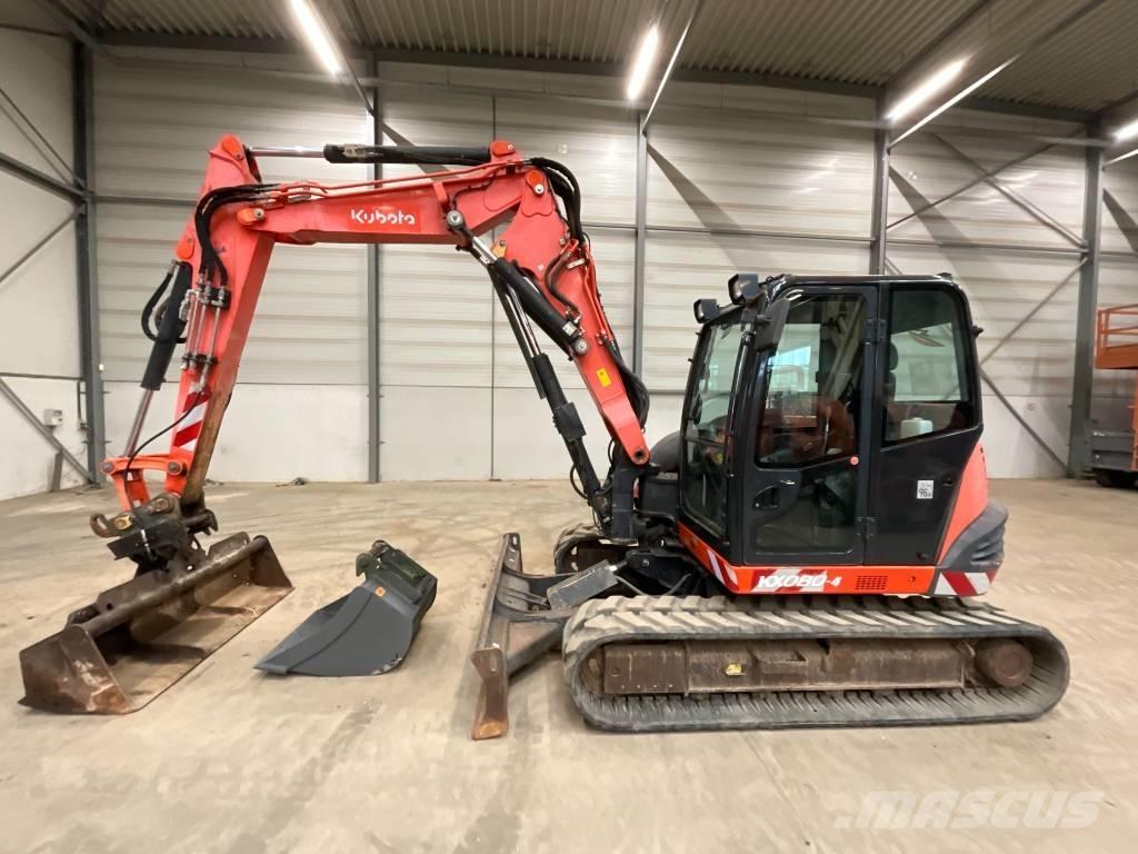 Kubota KX 080-4 Väikeekskavaatorid 7t-12t
